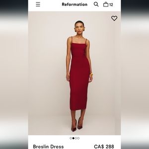 Reformation Breslin Dress (Brand new)